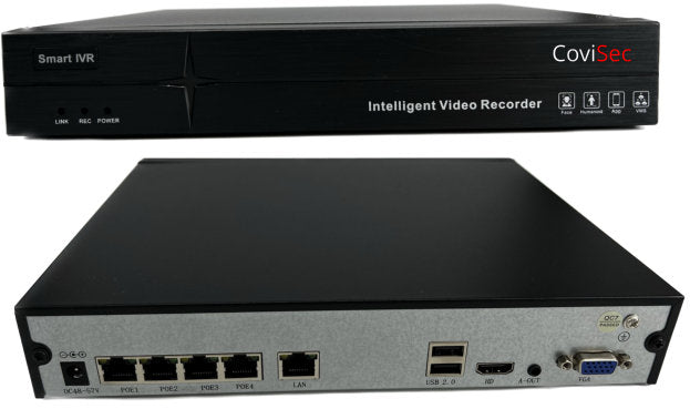 ALK-1685MP 8 Camera NVR kit. Includes 5MP IP Bullet Cameras and up to 10TB HDD