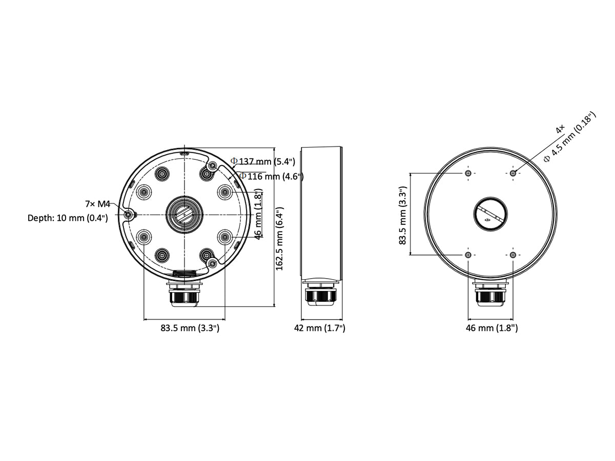 DS-1280ZJ-DM21 Junction Box