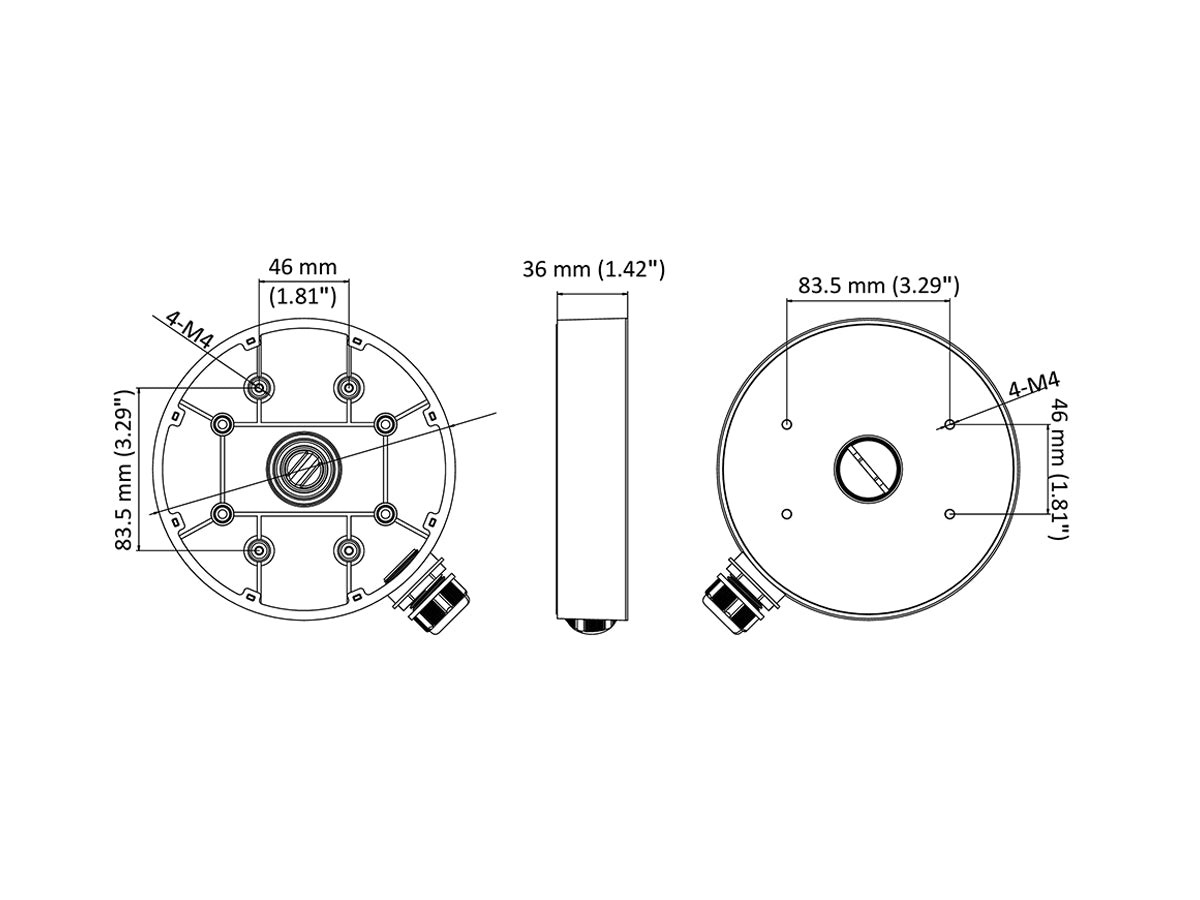 DS-1280ZJ-DM55 Junction Box