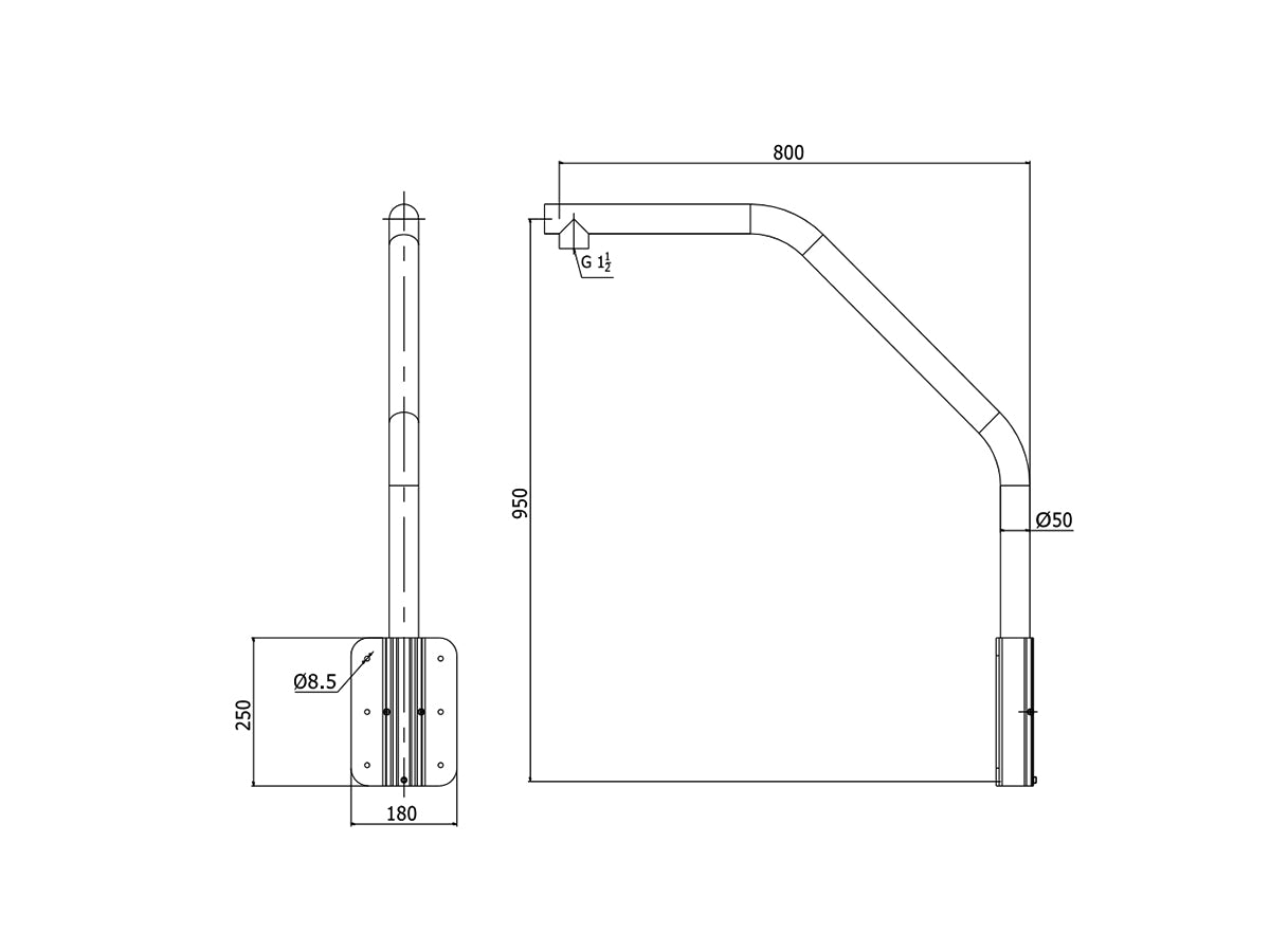 DS-1660ZJ Parapet Wall mount