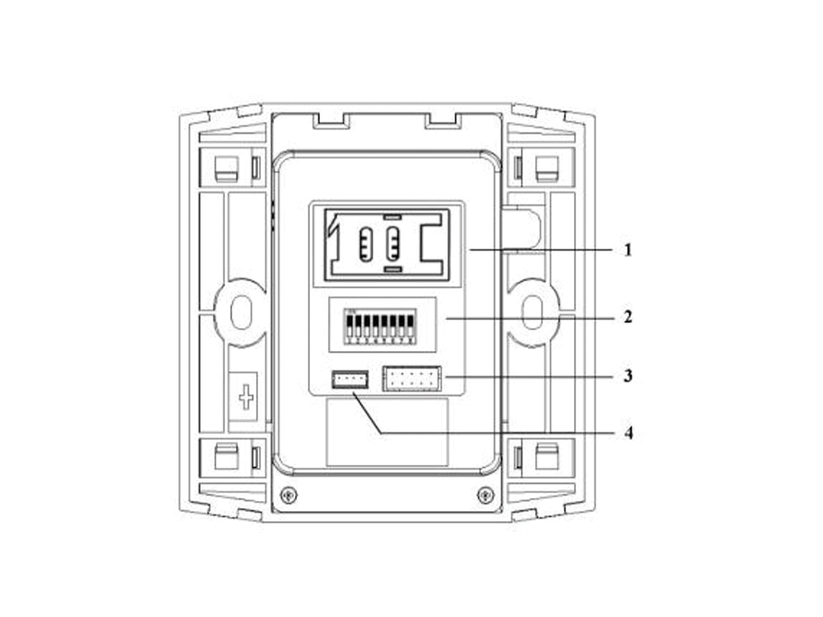 DS-K1104MK Mifare 1 card, with keypad, Supports RS485 and Wiegand(W26/W34) protocol, Tamper-proof alarm, Dust-proof, Vandal Proof, IP 65, Applied for 86 & 120 Gang Box