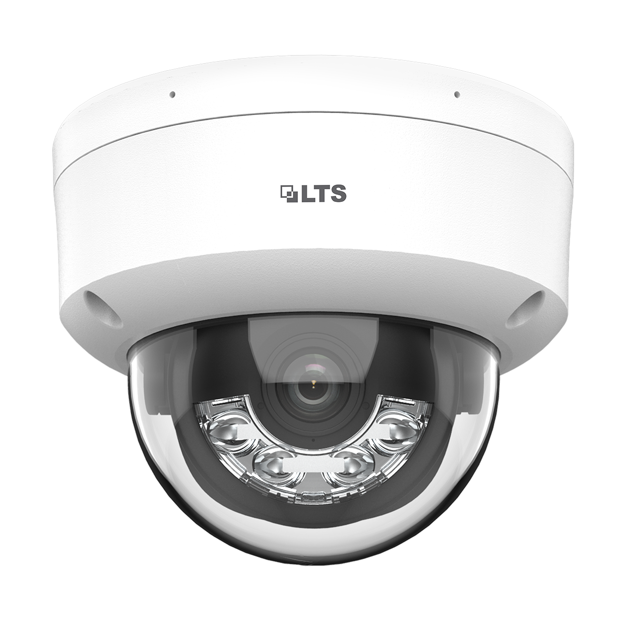 LTCMIP7C42WI-28MDA, Platinum, IP, 4 MP, Dome, 2.8mm, True WDR, Built-in Microphone, DC 12V/PoE, Color 24/7, MD 2.0 - Human and Vehicle Detection, Hybrid Illumination