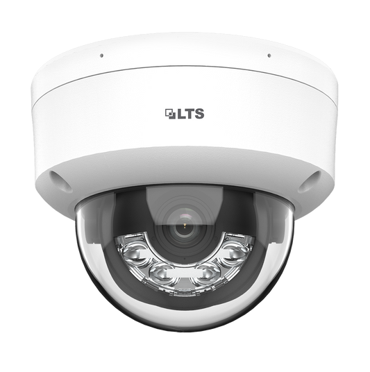 LTCMIP7C42WI-28MDA, Platinum, IP, 4 MP, Dome, 2.8mm, True WDR, Built-in Microphone, DC 12V/PoE, Color 24/7, MD 2.0 - Human and Vehicle Detection, Hybrid Illumination