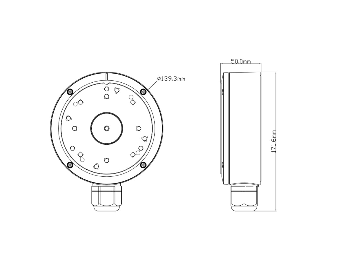 PT-JBT0302 Deep Base Junction Box for TI-NCT LPR