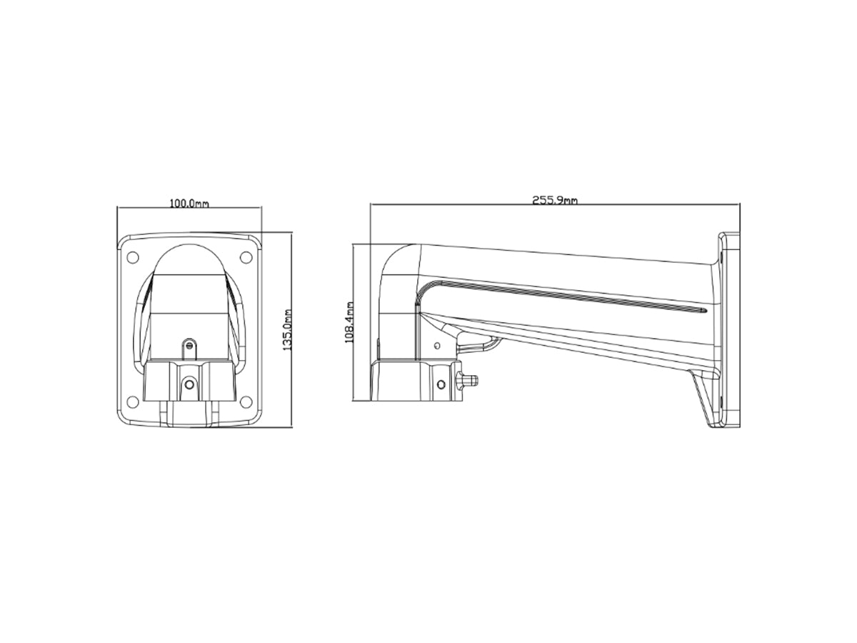 PT-WBT0305 Wall Mount Bracket for PTZ