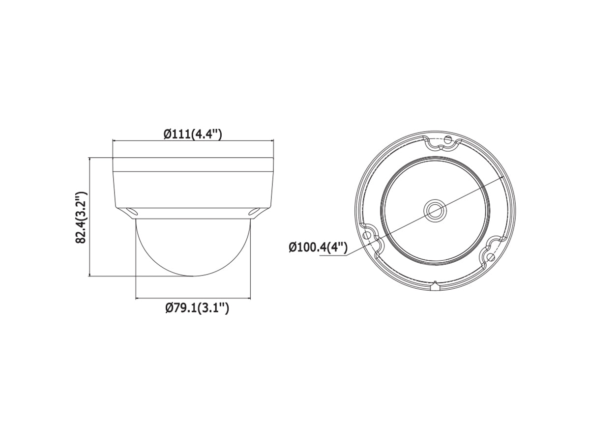 THK-NC328-TD
(2.8mm) 8MP Mini Dome, H.265/H.264, Fixed lens (2.8mm), 8MP/20fps, 4MP/25fps, 0.1lux/F1.2, CMOS, IR (100ft), IP67, PoE, Vandal Proof, 3D DNR, WDR (120dB), BLC, TDN, SD/SDHC/SDXC Card upto 128GB, Video Analytics, ONVIF Profile (S,G)