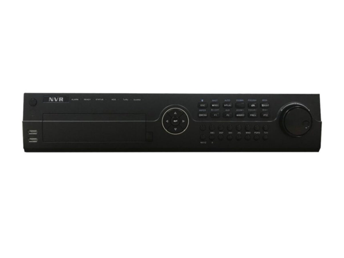 THK-NR710-32 32 Channel NVR, up to 32-ch IP video, up to 8 (12TB) SATA interfaces, 2U case, 19" Rack Mount, 2 Gigabit NIC, 4K Supported, H.265, H.264+, H.264, MPEG4, up to 12MP