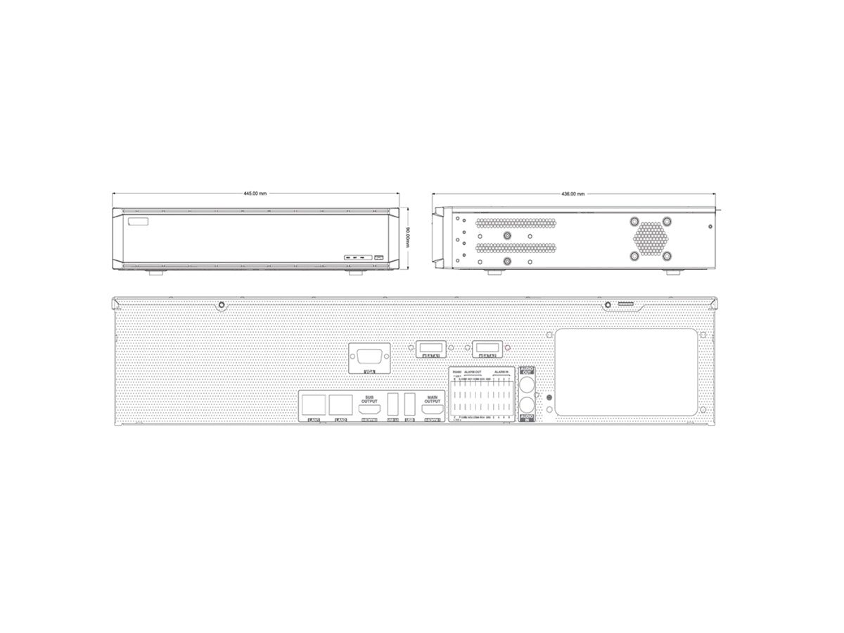 TN-832N2-F NDAA COMPLIANT TruView NVR