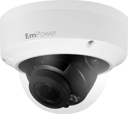 IP-8DM-MVF-PAL,8MP WDR IR Dome Network Camera with motorized lens Empower series