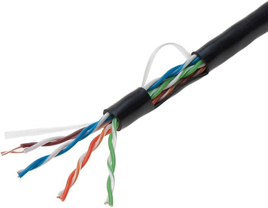 LTAC5366-BK, Black, Cable CAT6 100% Cooper CMR UL Pull Box, 1000ft