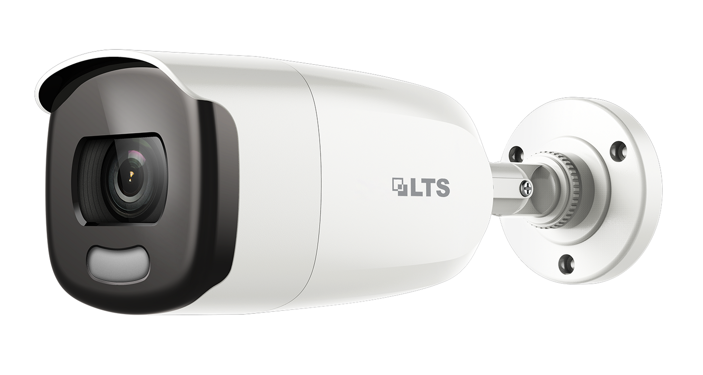 LTCMHR9252W-28CF, 5MP Full Time Color Camera Large Bullet, 2.8mm Fixed Lens, True WDR 120dB, IP67