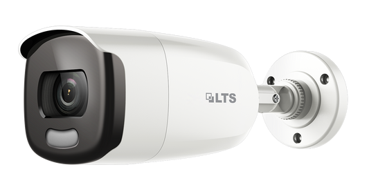 LTCMHR9252W-28CF, 5MP Full Time Color Camera Large Bullet, 2.8mm Fixed Lens, True WDR 120dB, IP67