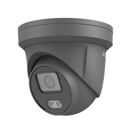 LTCMIP3C42NWB-28MDA, Platinum, IP, Turret, 4 MP, 1/3" Sensor, 2.8mm, True WDR 130dB, Built-in Microphone, with MD2.0 and Color 247, Black