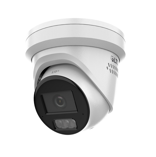 LTCMIP3C42W-28SDL, Platinum, 4MP, Color247, Turret, IP Camera, Strobe Light, and Audible Warning, Motion 2.0 with human & vehicle detection, 1/1.8" Sensor, 2.8mm, True WDR 130dB, Built-in Microphone + Speaker