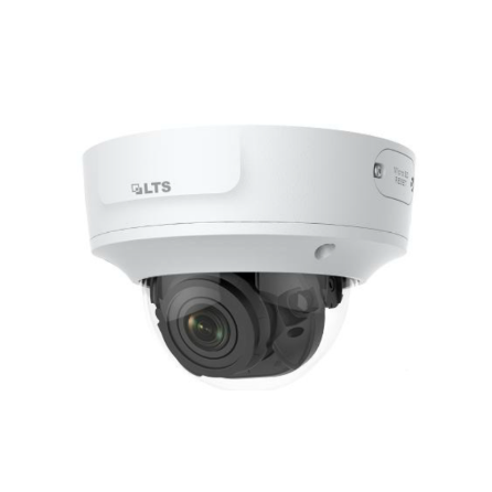 LTCMIP7283NW-SZ, IP-P Dome 8MP@15fps 2.8-12mm MatrixiR2.0 H.265+ True WDR IK10 IP67 MSDCard Slot VCA UL DC/PoE