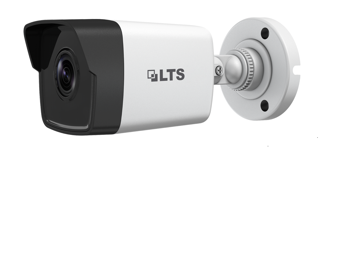 LTCMIP8042W-28MA, Fixed Bullet Network IP Camera, 4MP, 2.8mm, H265+, WDR, MSD Card Slot, Built-in microphone