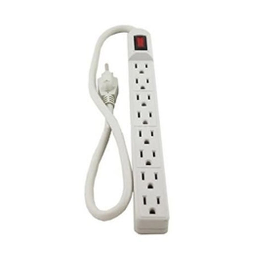 LTPS0812,Power Strip,8 outlets,12ft,White