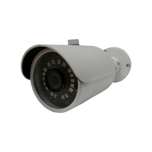 TAAC-B800W-T-2.8 Bullet Cameras, 1/2.9" TVI 2.0 Megapixel SONY CMOS, 2.8mm 3.0 Megapixel HD Lens, 1920*1080p, 36pcs IR LEDs with Obscure Glass, Up to 120ft, IP66 Weather Proof, White, DC 12V, Wall/ Ceiling Mountable