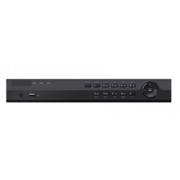 DVR-XVR-HAR326-08 XVR, 8 CH 8MP 5 in 1 HD-TVI/ AHD/ Analog/ 2 CH IP (6MP): Recording 64 FPS@ 8MP; 96 FPS @ 5MP; 120 FPS@ 4MP; 144FPS@ 3MP, 240FPS @1080p. H.265+, All CH Playback, Audio 4-